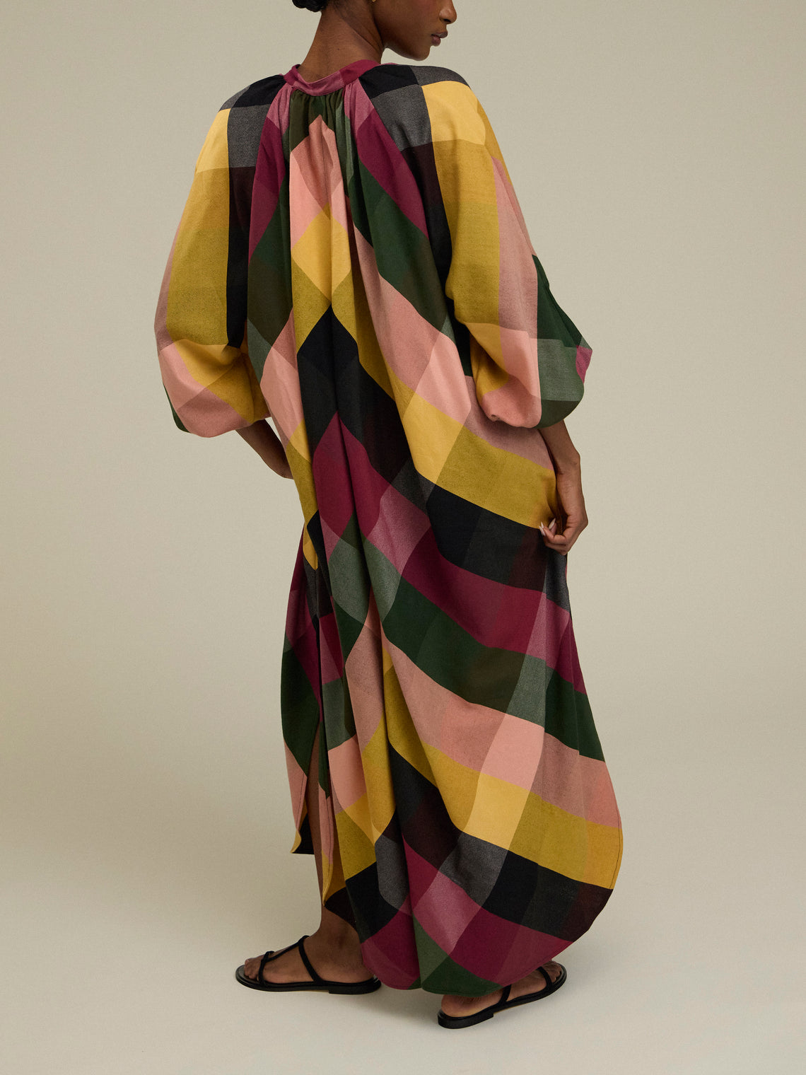 Marrakshi Life - The V-Neck Tourag Dress | Size: S - Multiple - ABASK