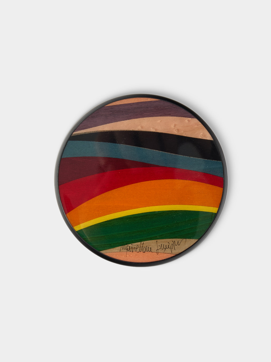 Mastellone Giuseppe - Wood Inlay Coasters (Set of 6) - Multiple - ABASK