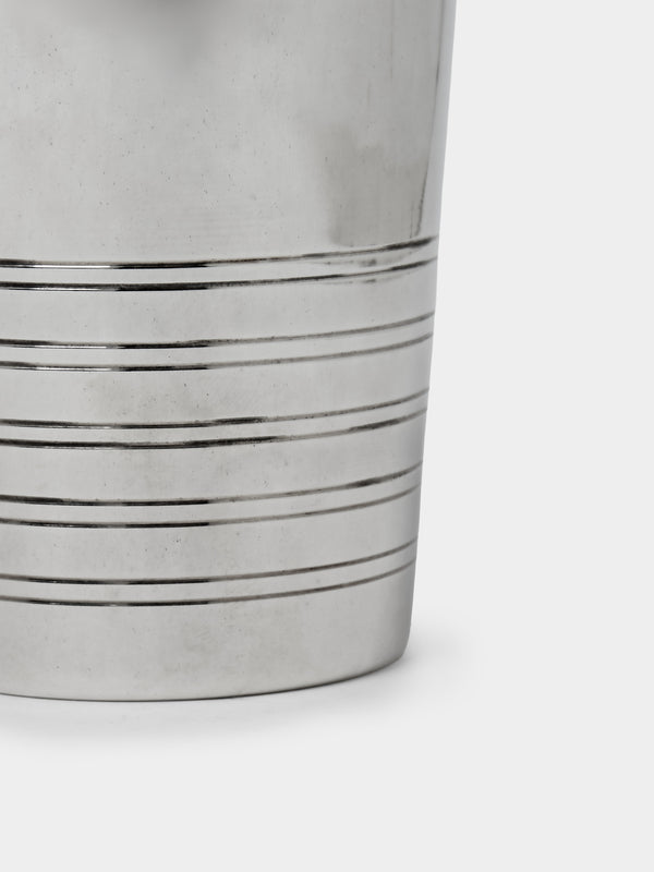 Antique and Vintage - Mid-Century Silver-Plated Cocktail Shaker - Silver - ABASK