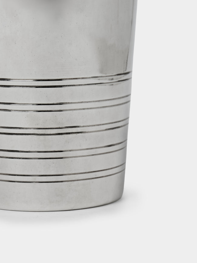 Antique and Vintage - Mid-Century Silver-Plated Cocktail Shaker - Silver - ABASK