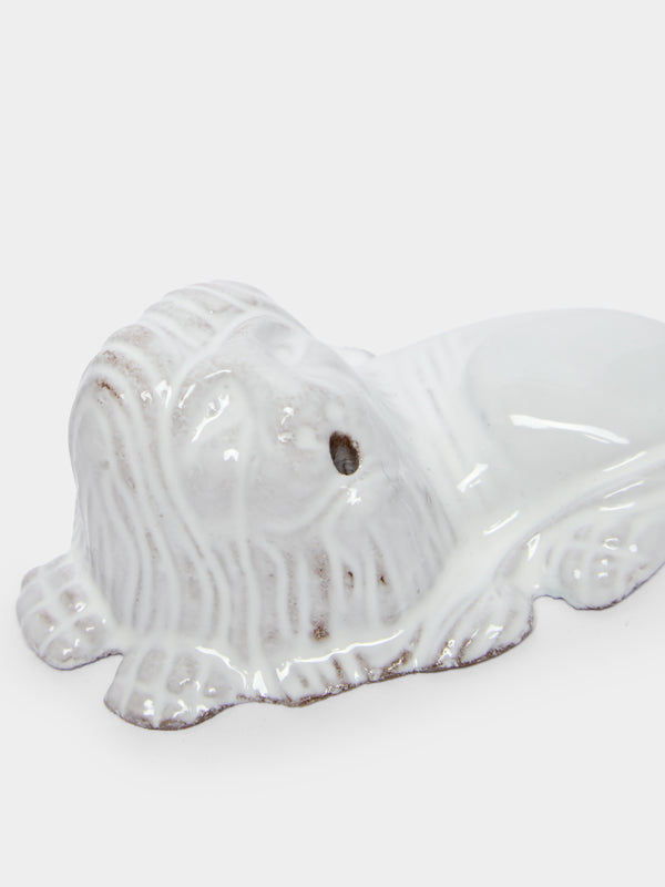 Astier de Villatte - Lion Hand-Glazed Ceramic Incense Holder -  - ABASK