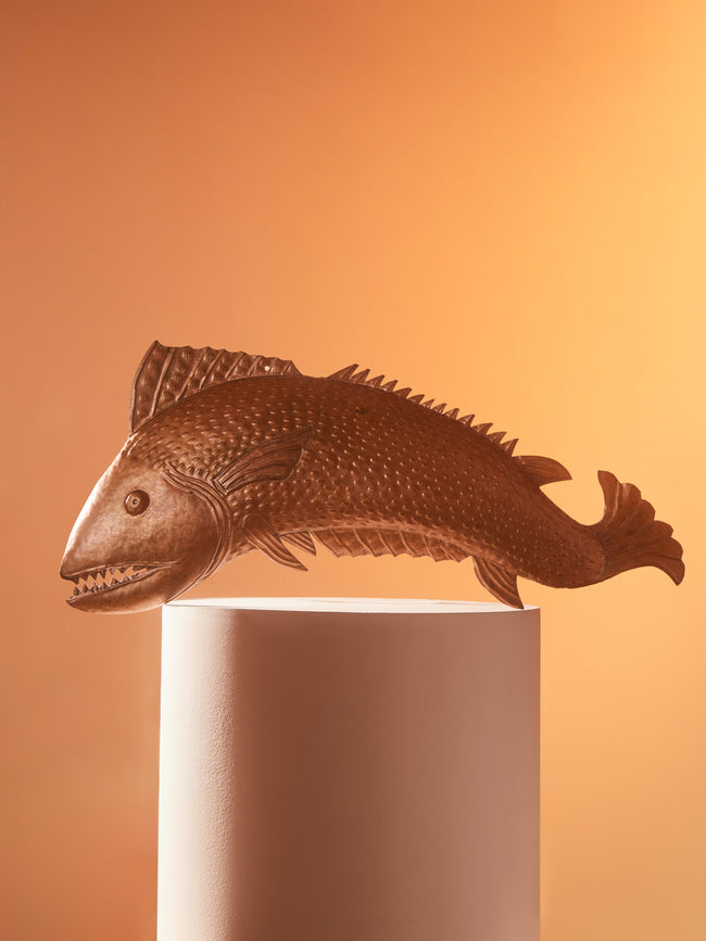 Antique and Vintage - 19th-Century Copper Fish -  - ABASK
