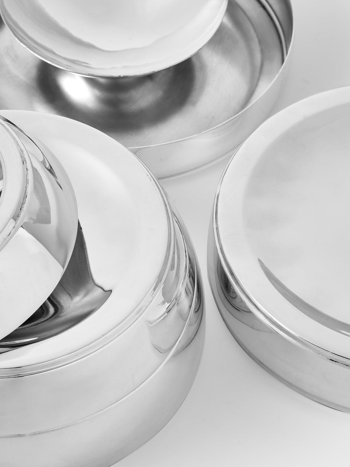 Antique and Vintage - 1960 Egg Silver-Plated Entrée Dish - Silver - ABASK