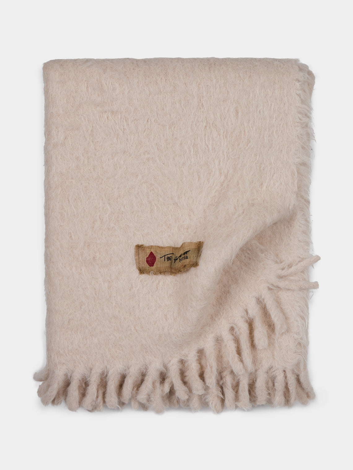 The House of Lyria - Moonlight Alpaca Throw (75in/1.9m) - Cream - ABASK