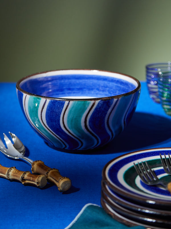 Ceramica Pinto - Vietri Hand-Painted Ceramic Serving Bowl -  - ABASK