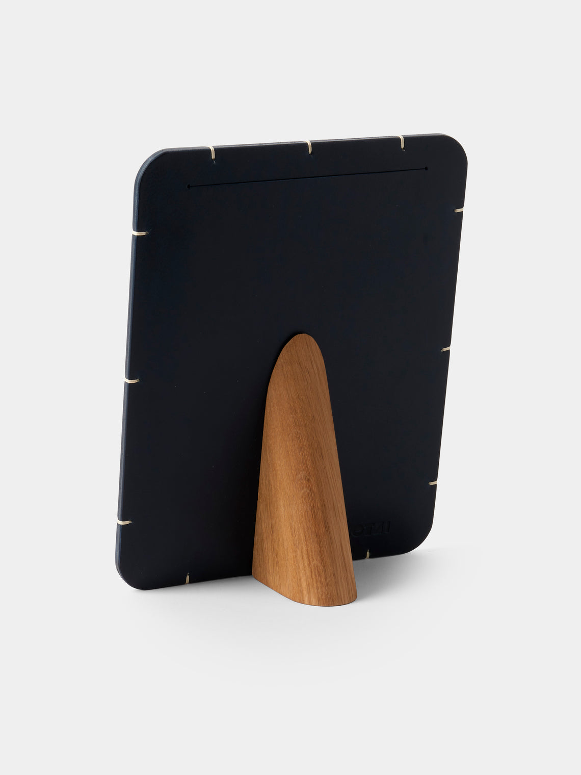 Otzi Studio - Billet Leather & Wood Photo Frame (7x5 inch Photo) - Blue - ABASK