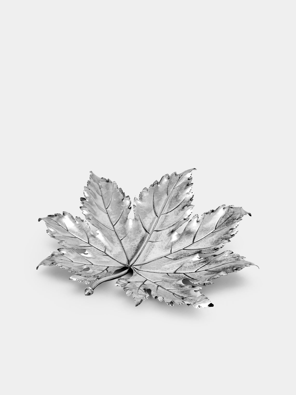 Antique and Vintage - 1970s Buccellati Solid Silver Maple Leaf - Silver - ABASK