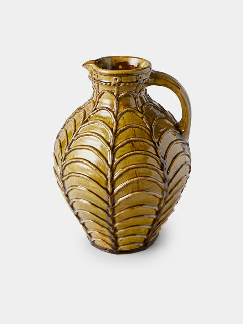 Fitch & McAndrew - Swag Slipware Jug - Green - ABASK - 