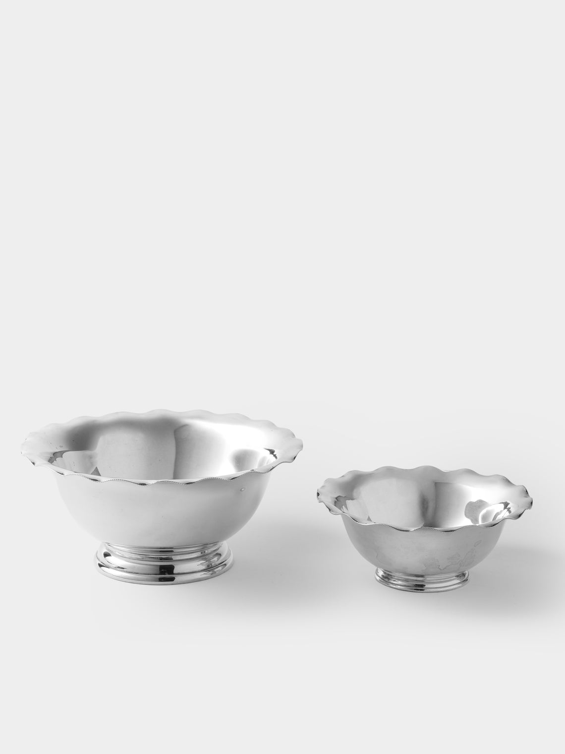 Antique and Vintage - 1933 Gio Ponti Silver-Plated Bowls (Set of 2) - Silver - ABASK - 