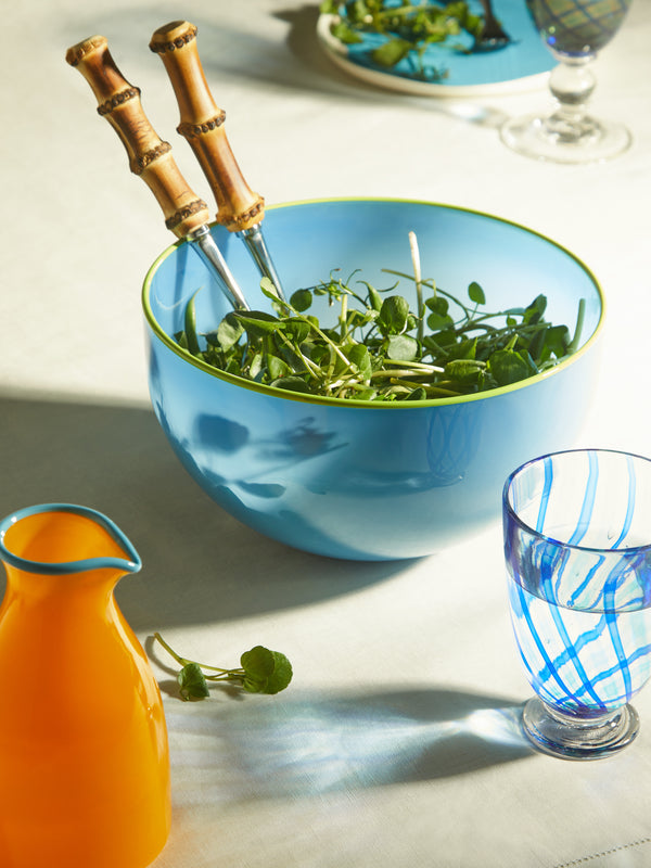 Andrew Iannazzi - Hand-Blown Glass Large Serving Bowl -  - ABASK