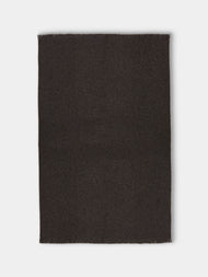 Johnstons of Elgin - Cashmere and Silk Brushed Bouclé Blanket (75in/1.9m) - Gray - ABASK - 