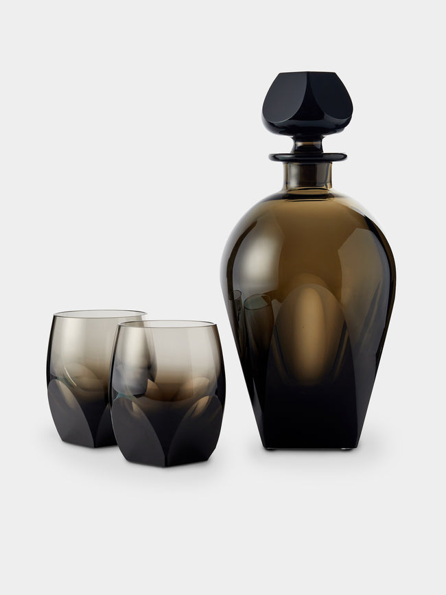 Moser - Bar Hand-Blown Crystal Collection - Gray - ABASK - 