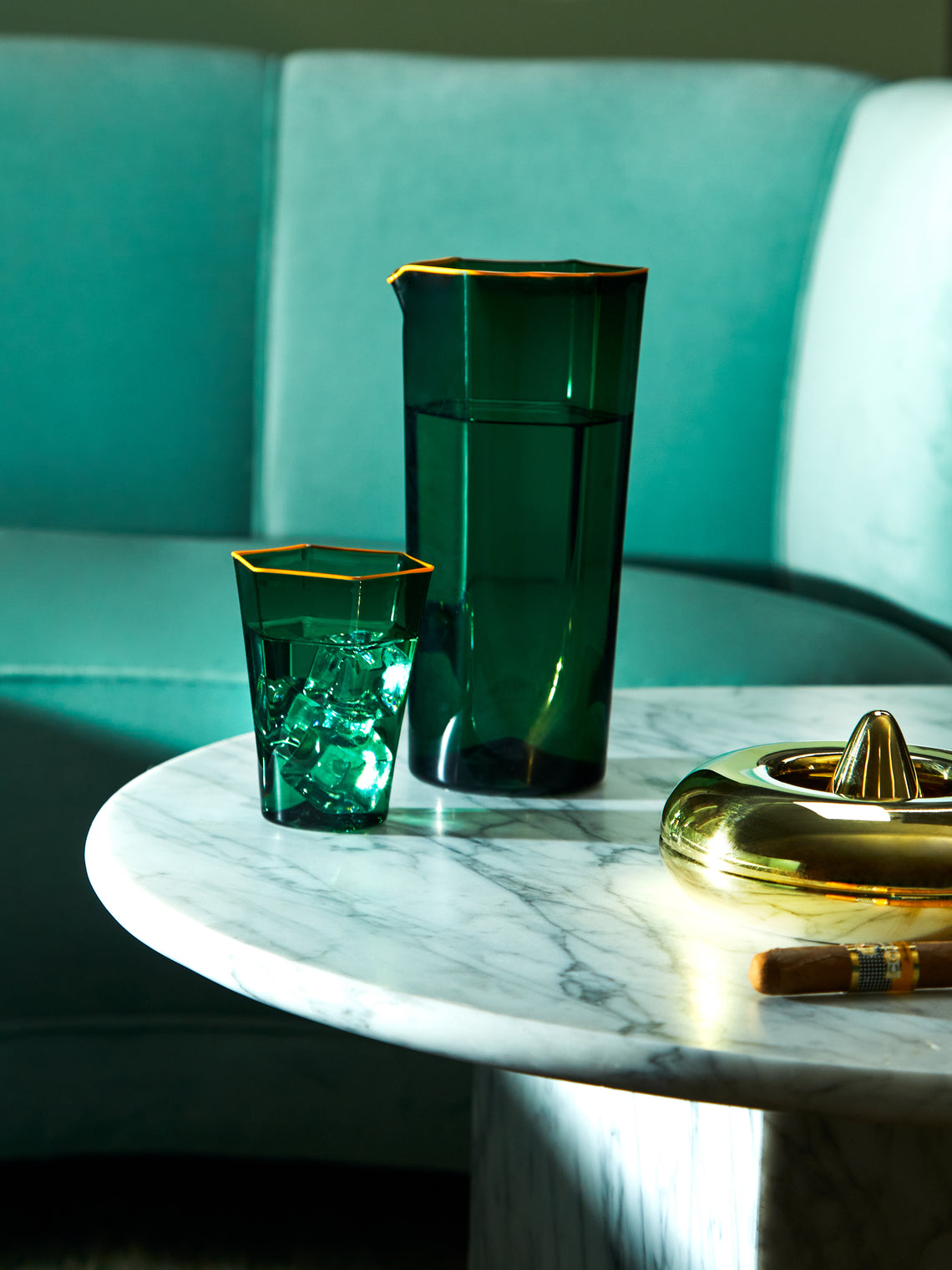 Giberto - Laguna Hand-Blown Murano Collection - Green - ABASK