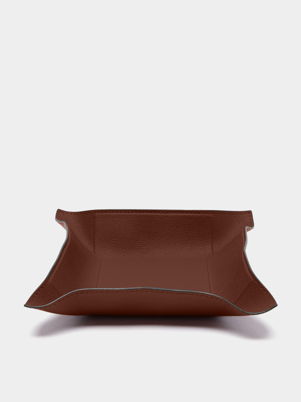 Giobagnara - Jack Leather Square Valet Tray - Brown - ABASK