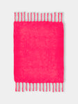 Lena Rewell - Handwoven Solid Mohair Blanket (72in/1.8m) - Pink - ABASK - 