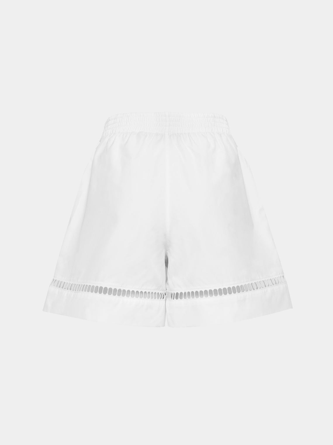 Sebline - Women's Cotton Boxer Shorts | Size: S - White - ABASK
