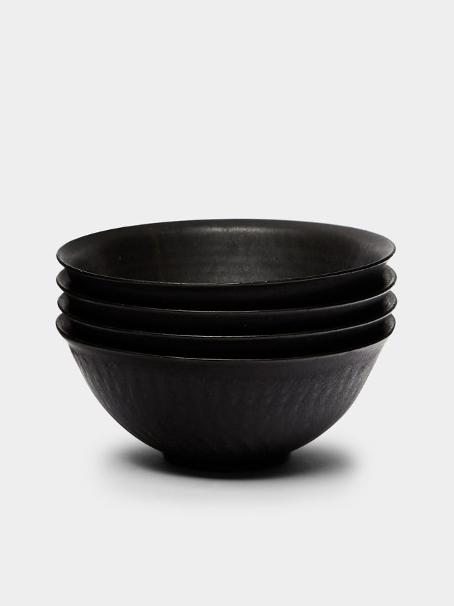 Lee Song-am - Oxidised Clay Bowls (Set of 4) -  - ABASK
