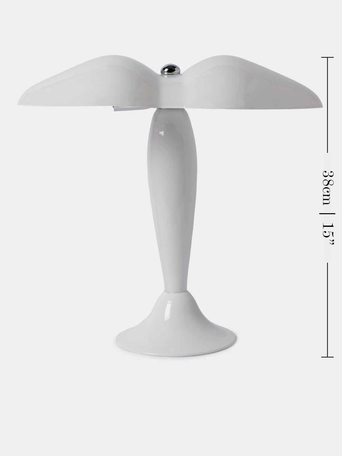 Carlo Moretti - Office Hand-Blown Murano Glass Table Lamp - White - ABASK