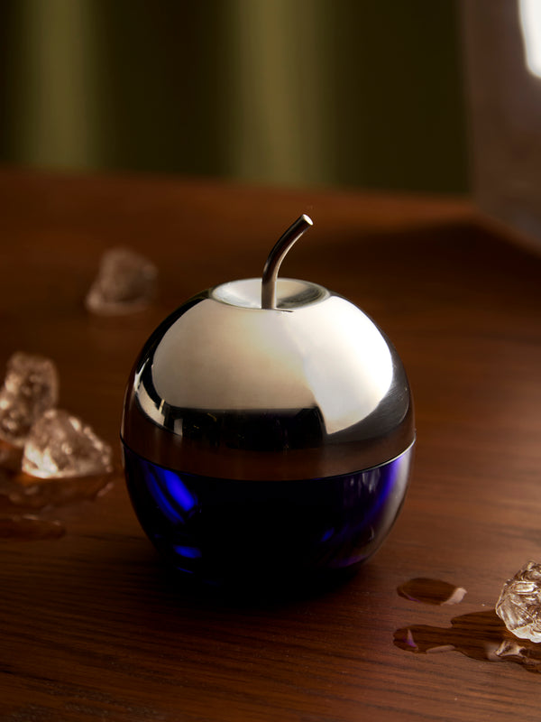 Antique and Vintage - 1970s Silver-Plated Apple Serving Dish -  - ABASK