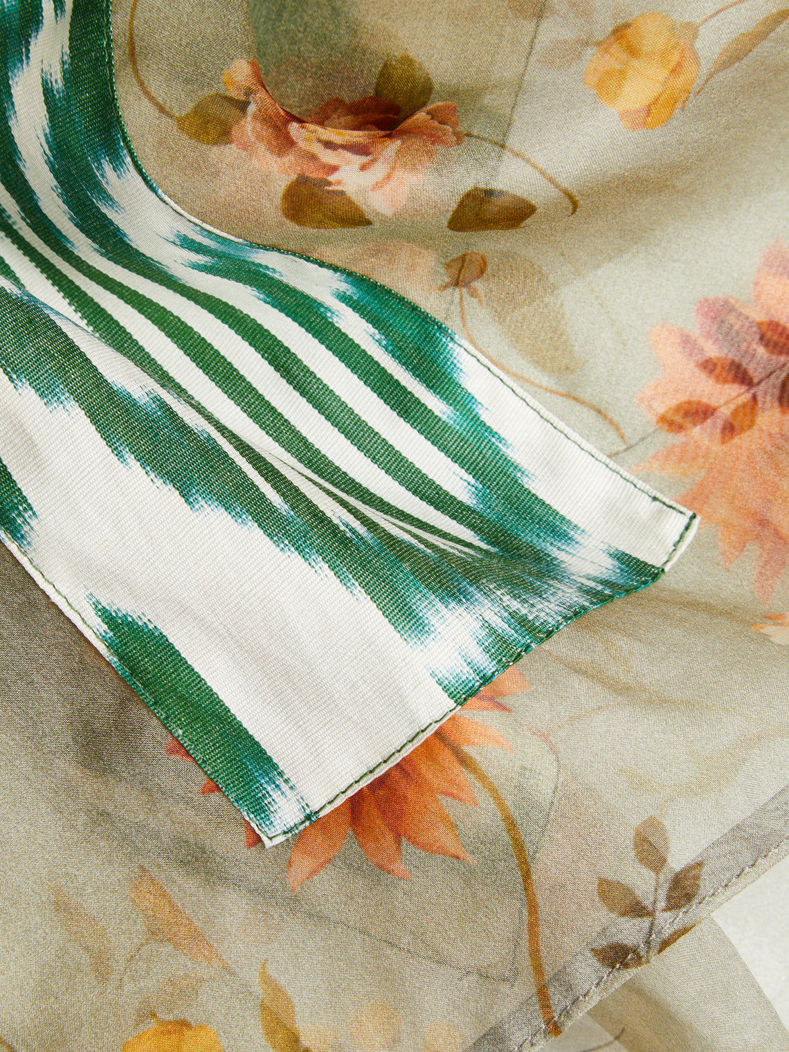 Nazzy Beglari - Hand-Loomed Ikat Silk and Cotton Dress | One Size -  - ABASK