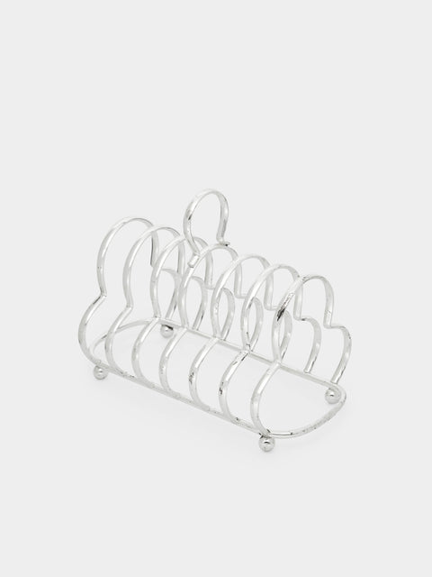 Antique and Vintage - 1900s Silver-Plated Toast Rack -  - ABASK - 