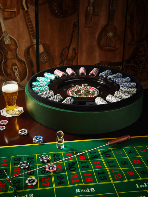 Geoffrey Parker - Leather and Walnut Roulette Drum Set -  - ABASK