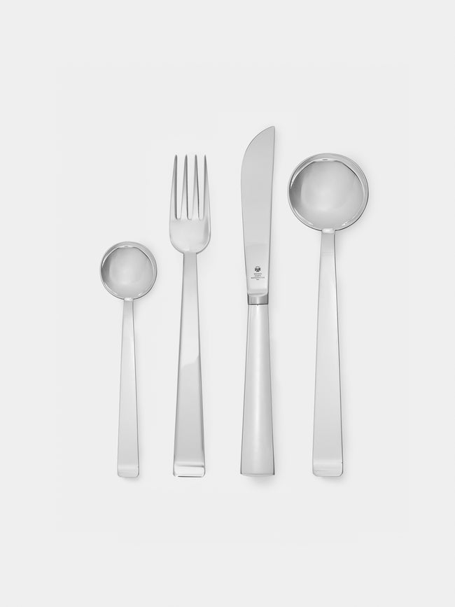 Wiener Silber Manufactur - Josef Hoffmann 135 Silver-Plated Dinner Cutlery (Set of 4 Pieces) - Silver - ABASK - 