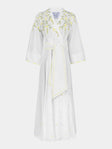 Thierry Colson - The Almudena Cotton Long Dress - White - ABASK - 