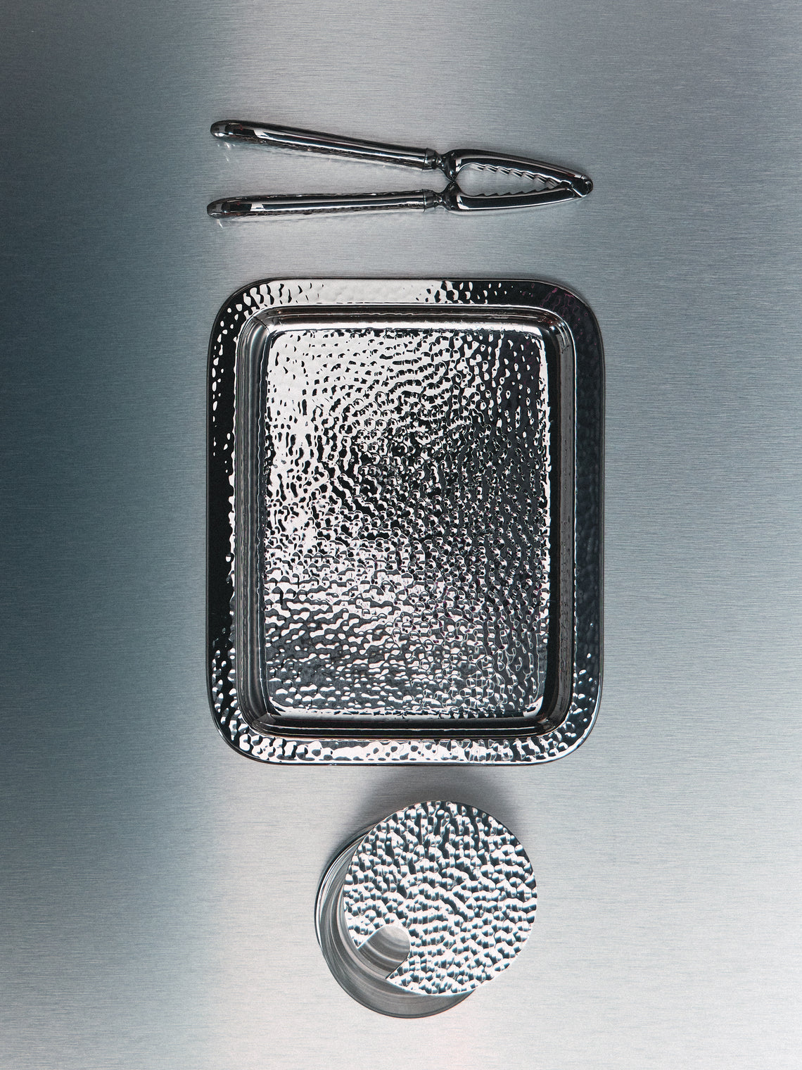 Robbe & Berking - Martelé Silver-Plated Tray (8in/21cm) - Silver - ABASK