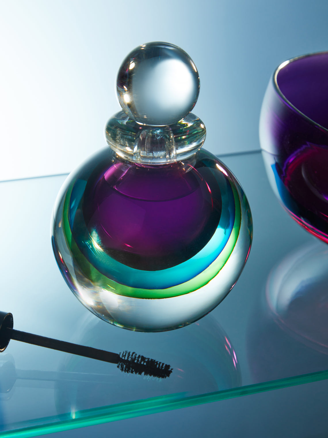 Antique and Vintage - Early 20th Century Murano Spiral Perfume Bottle -  - ABASK