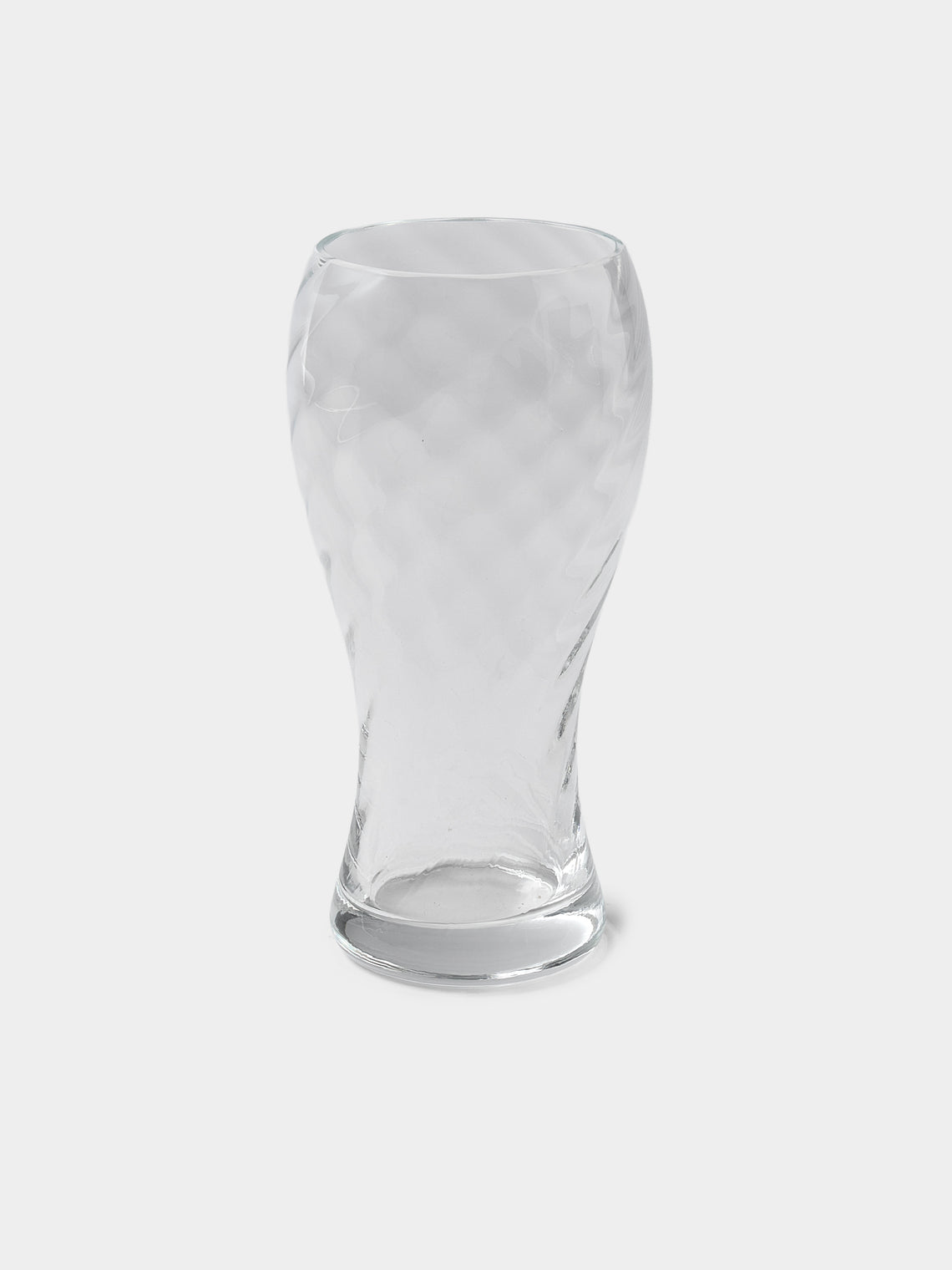NasonMoretti - | Set of 6 | Marilyn Hand-Blown Murano Beer Glasses - Clear - ABASK