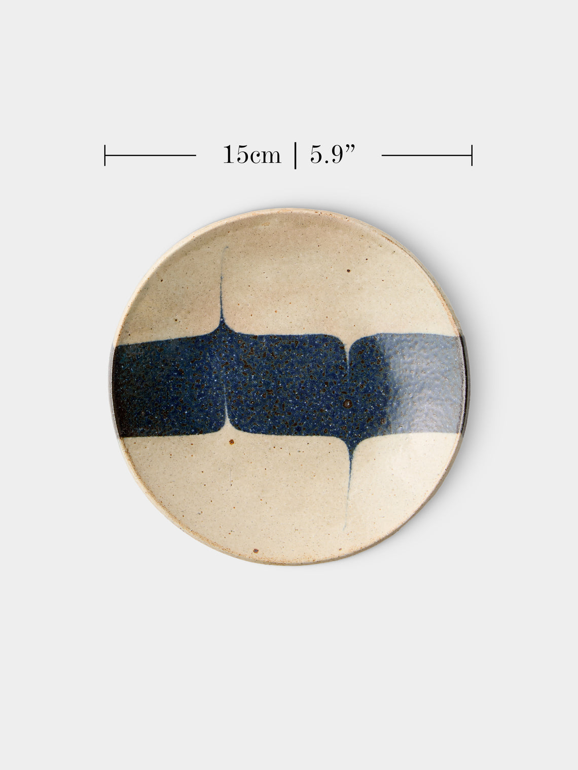Makidani-gama - No. 2 Nerikomi Ceramic Dessert / Side Plates – 6in/15cm (Set of 5) - Multiple - ABASK