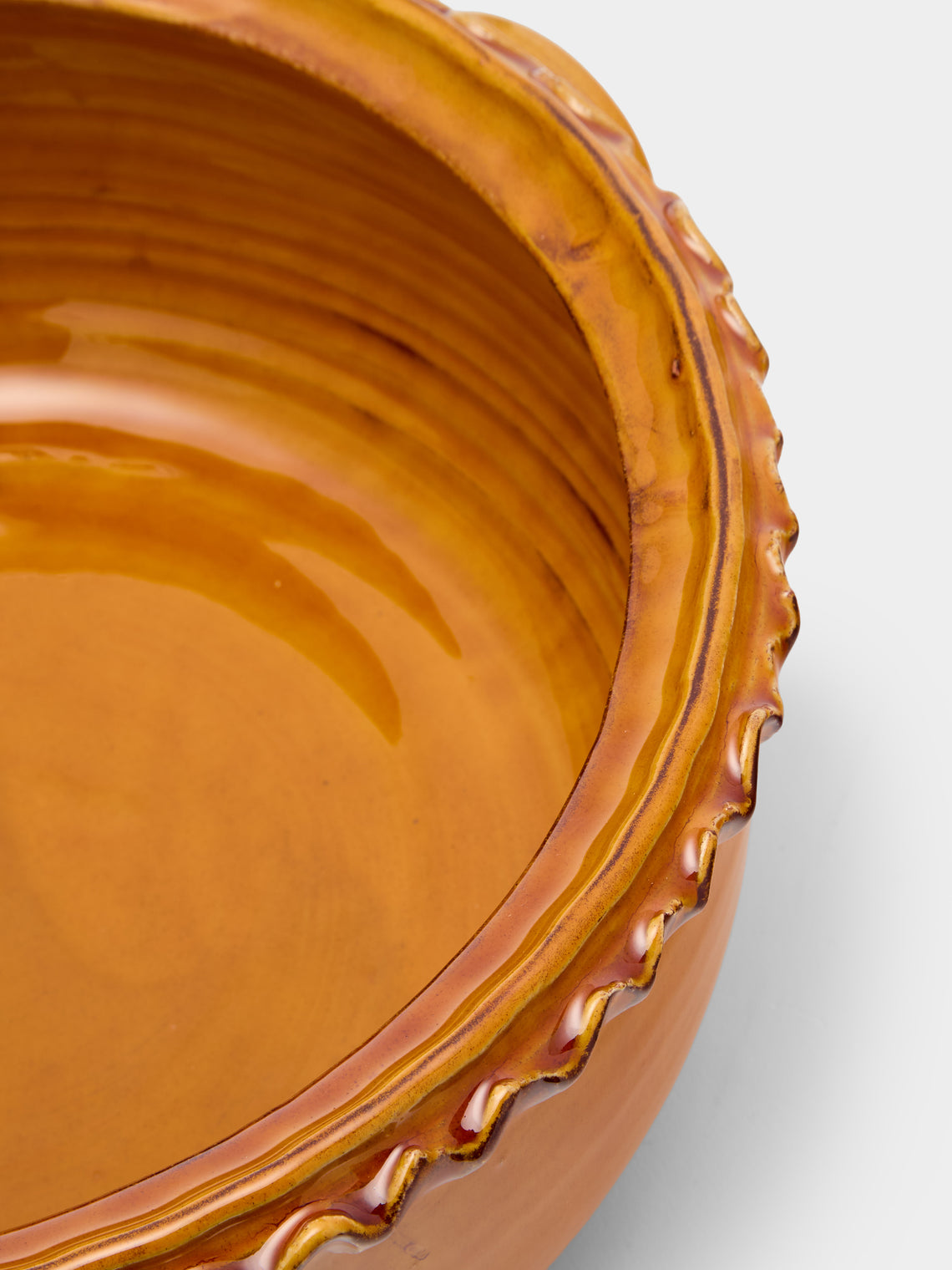 Poterie de Cliousclat - Slipware Lidded Pot - Orange - ABASK