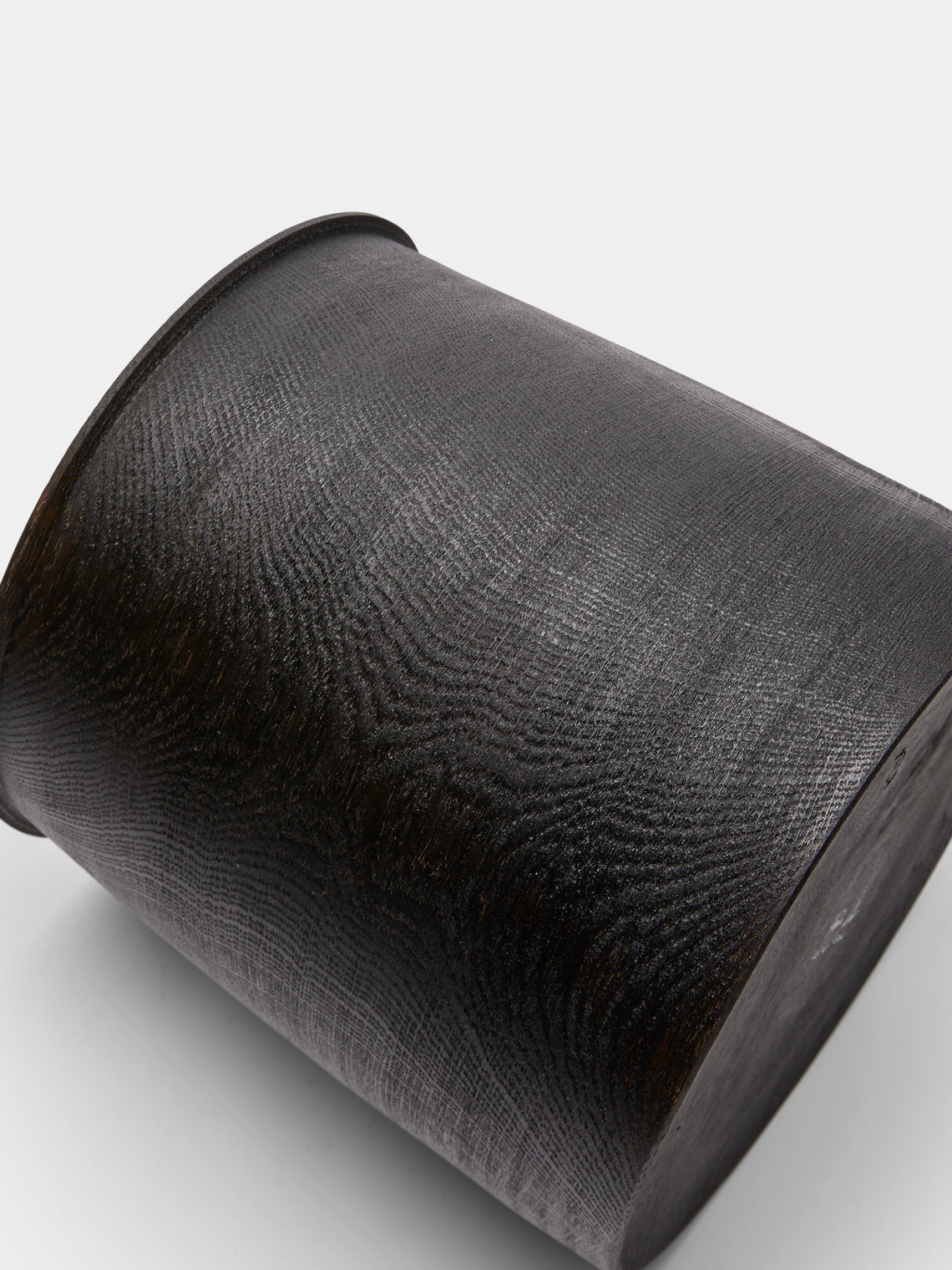 Felix Votteler - Wood Squared Vase - Black - ABASK