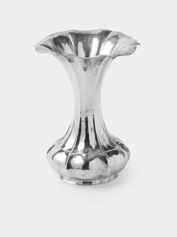 Antique and Vintage - 1950s Silver-Plated Bud Vase (7in/18.5cm) - Silver - ABASK - 
