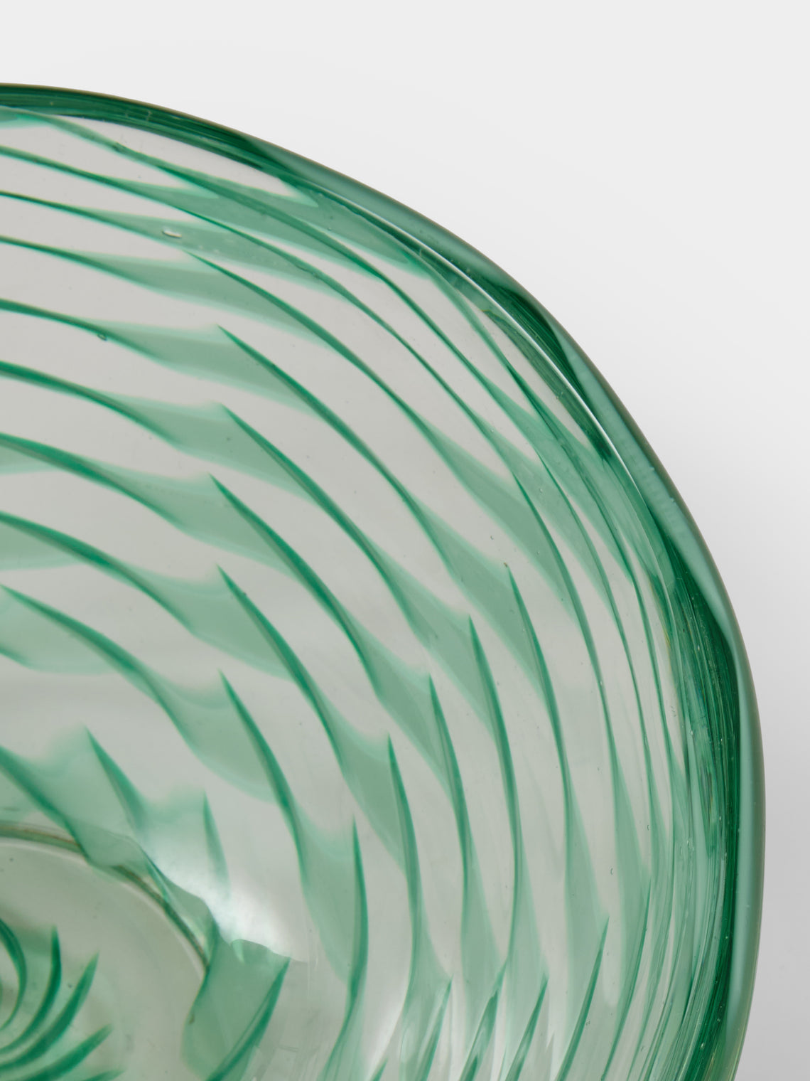 Antique and Vintage - 1930s Carlo Scarpa for Venini Glass Bowl - Green - ABASK