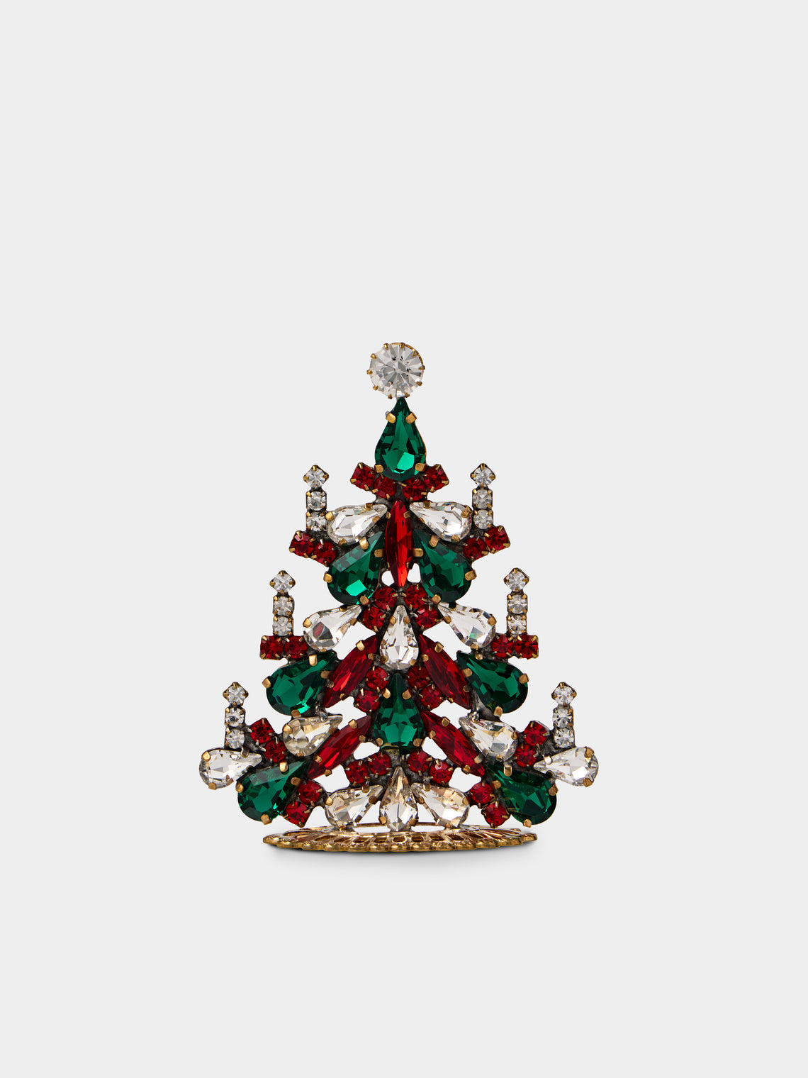 ABASK Decorations - Magical Czech Crystal Tree - Red - ABASK