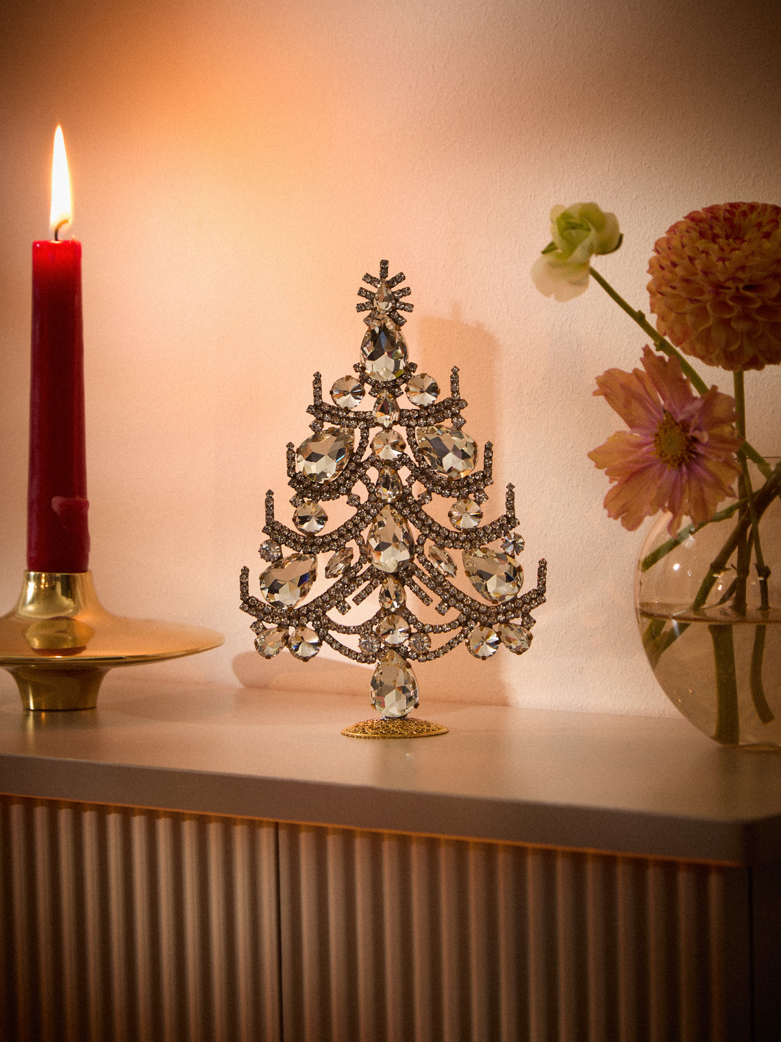 ABASK Decorations - Charming Czech Crystal Tree - Clear - ABASK