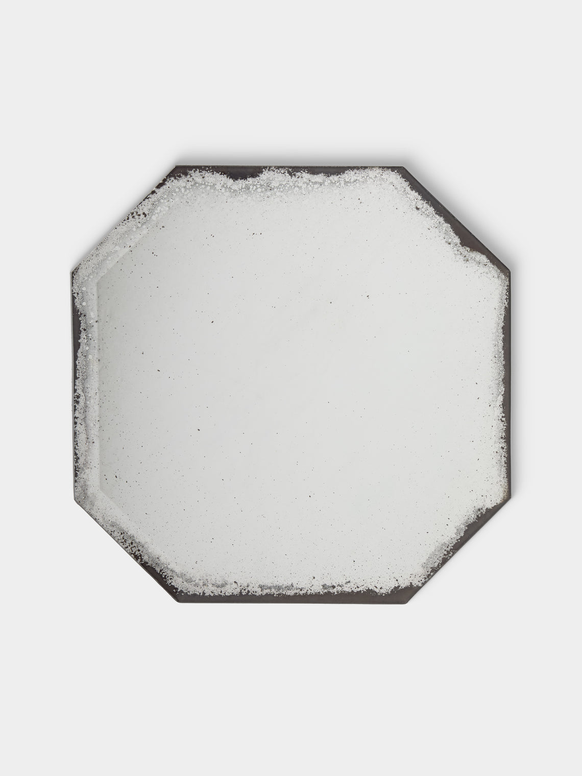 Borgo delle Tovaglie - Octo Mirrored Glass Placemats (Set of 6) - Silver - ABASK