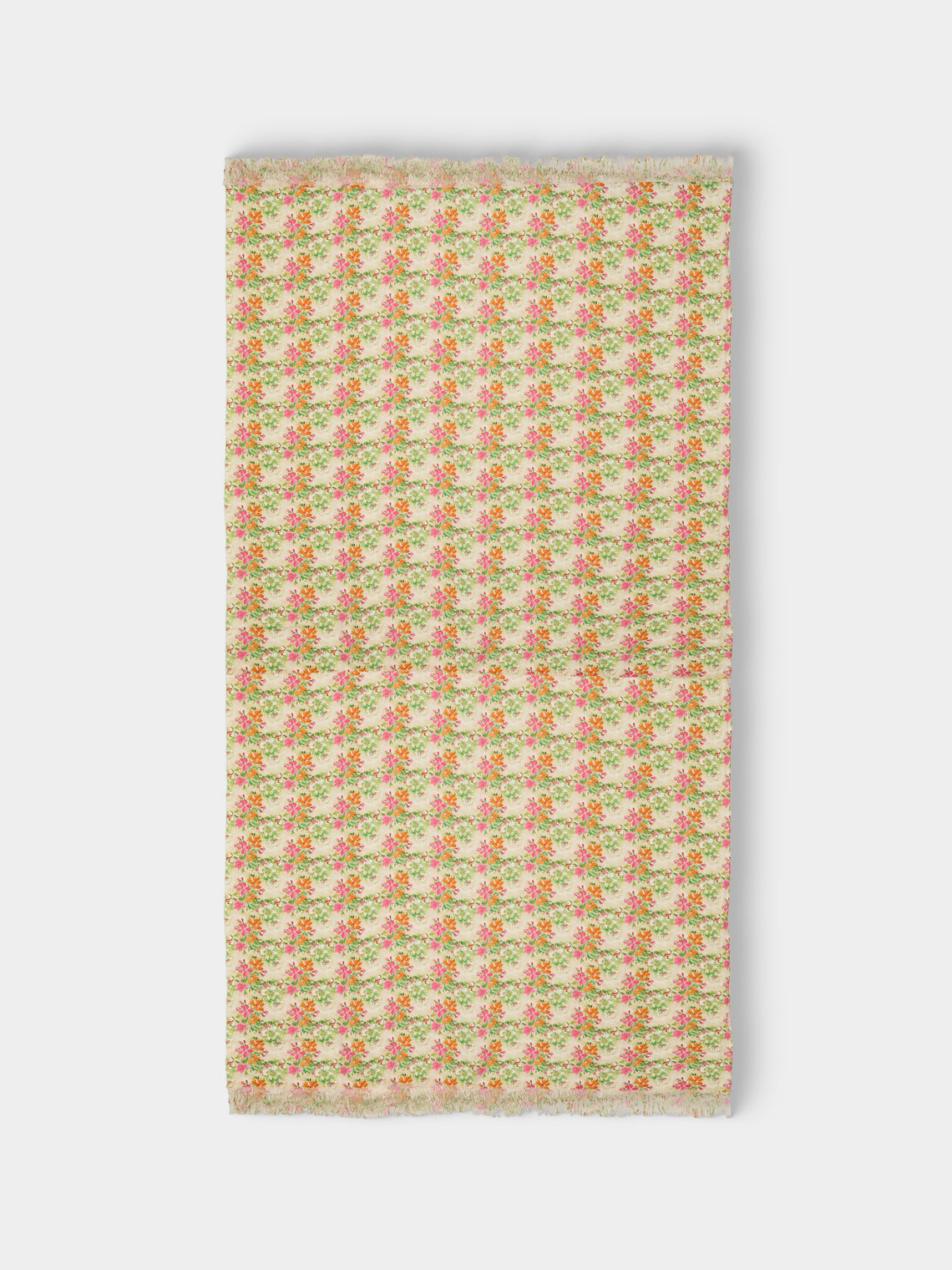 The House of Lyria - Floral Linen Rectangular Tablecloth (137.5in/3.5m) - Multiple - ABASK