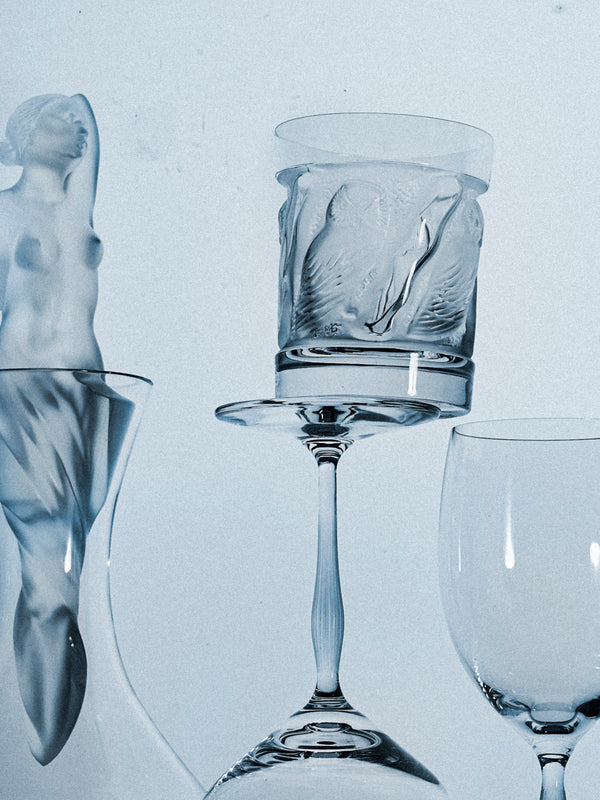 Lalique - Owl Crystal Old Fashioned Tumbler - Clear - ABASK