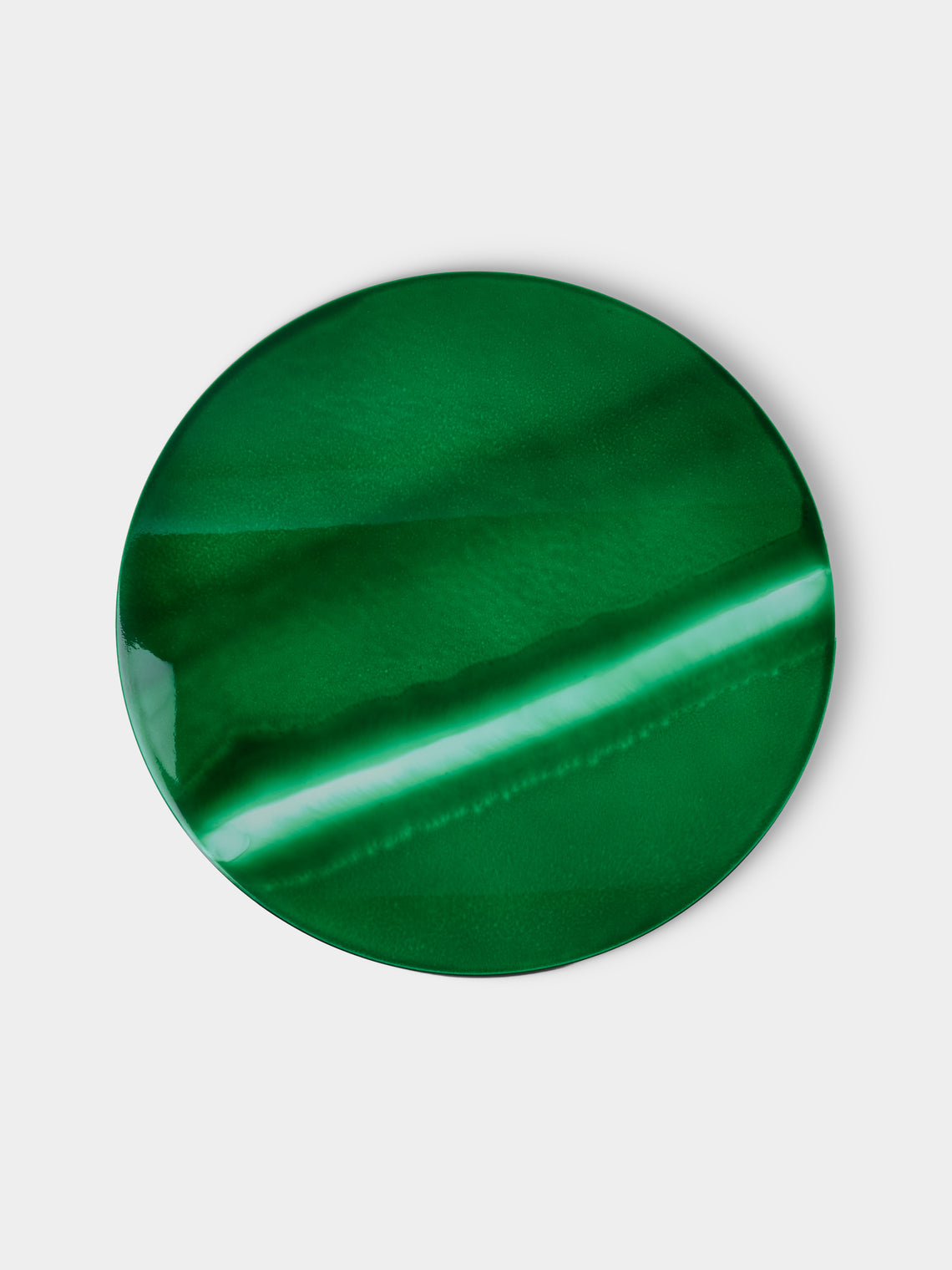 MAAR Design - | Set of 4 | Malachite Hand-Painted Lacquered Placemats - Green - ABASK