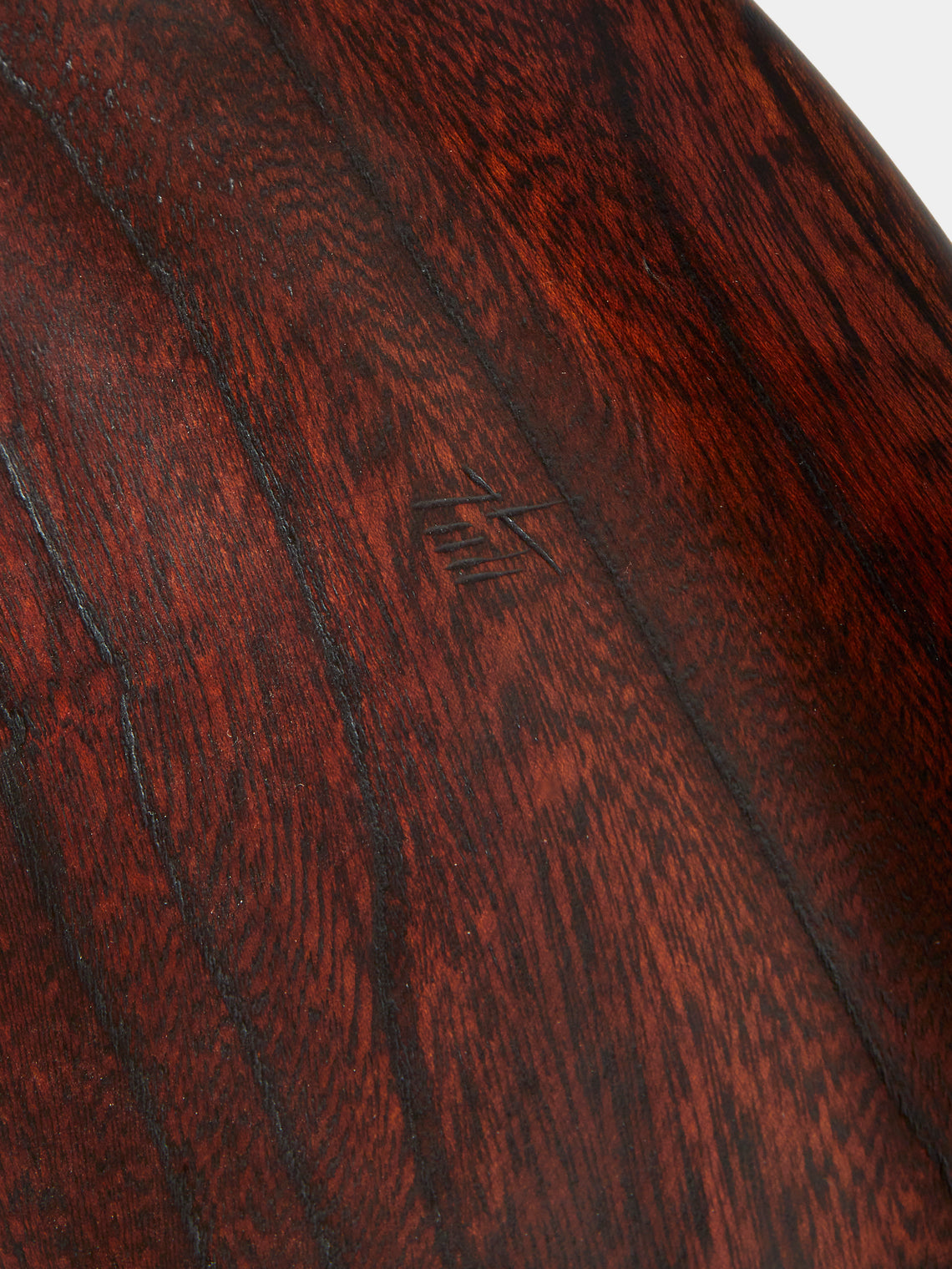 Suk Keun Kang - Hamji Ottchil Wood Low Bowl - Brown - ABASK