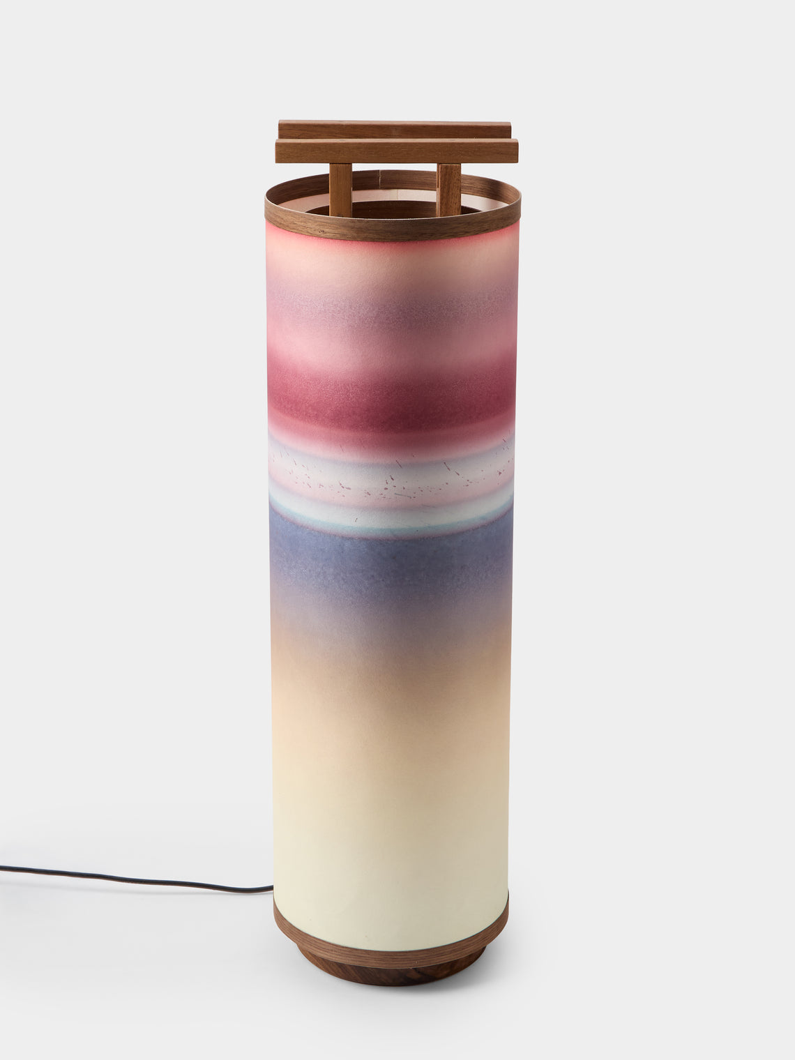 Maxime Prange - Torii Walnut and Washi Paper Large Table Lamp - Multiple - ABASK