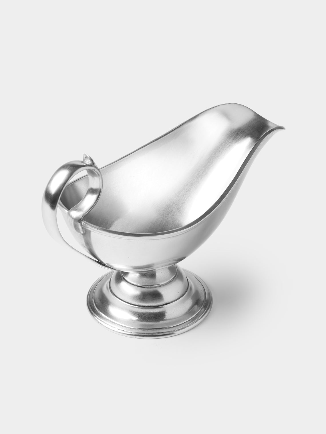 Cosi Tabellini - Orvieto Pewter Gravy Boat - Silver - ABASK