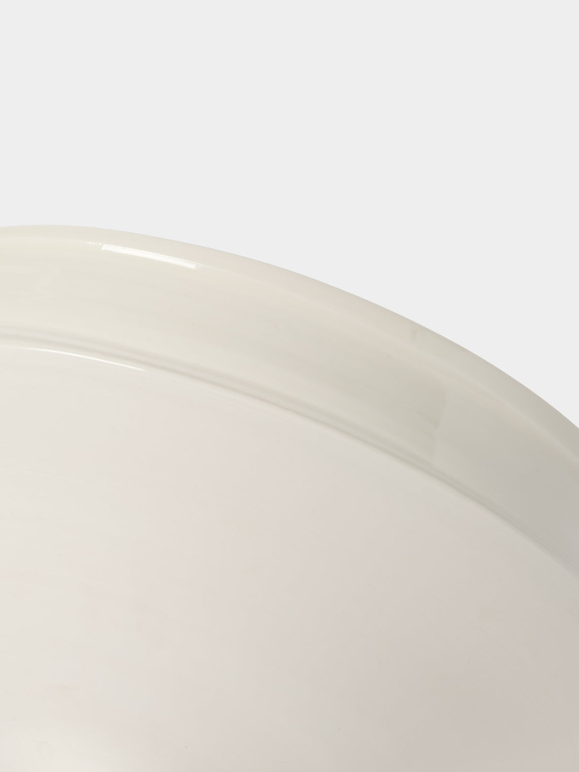 Johanne Coker - No. 4 Hand-Thrown Porcelain Bowl - White - ABASK