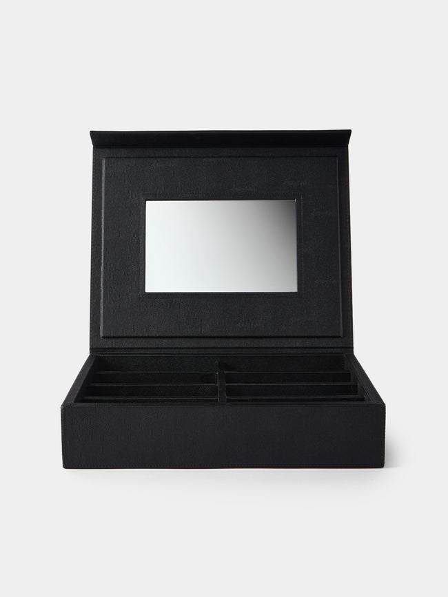 Giobagnara - Leather Glasses Box - Black - ABASK - 