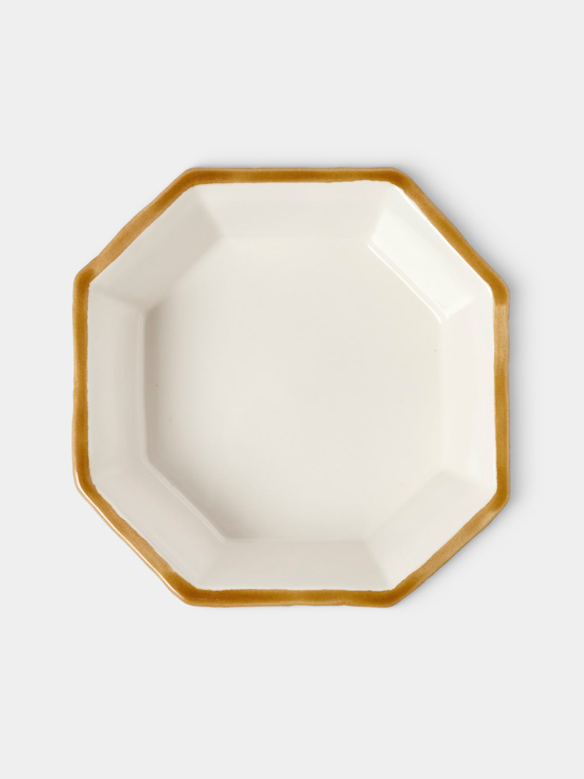 Verdolini - Bamboo Hand-Painted Ceramic Cereal Bowl - White - ABASK