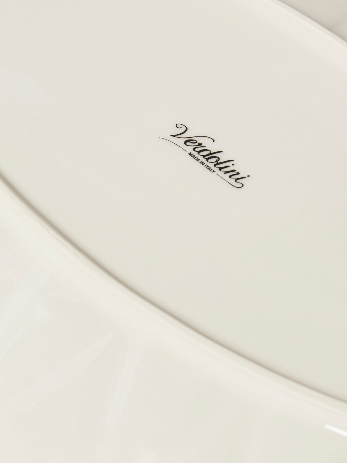 Verdolini - Woven Hand-Painted Majolica Ceramic Serving Platter - Natural - ABASK