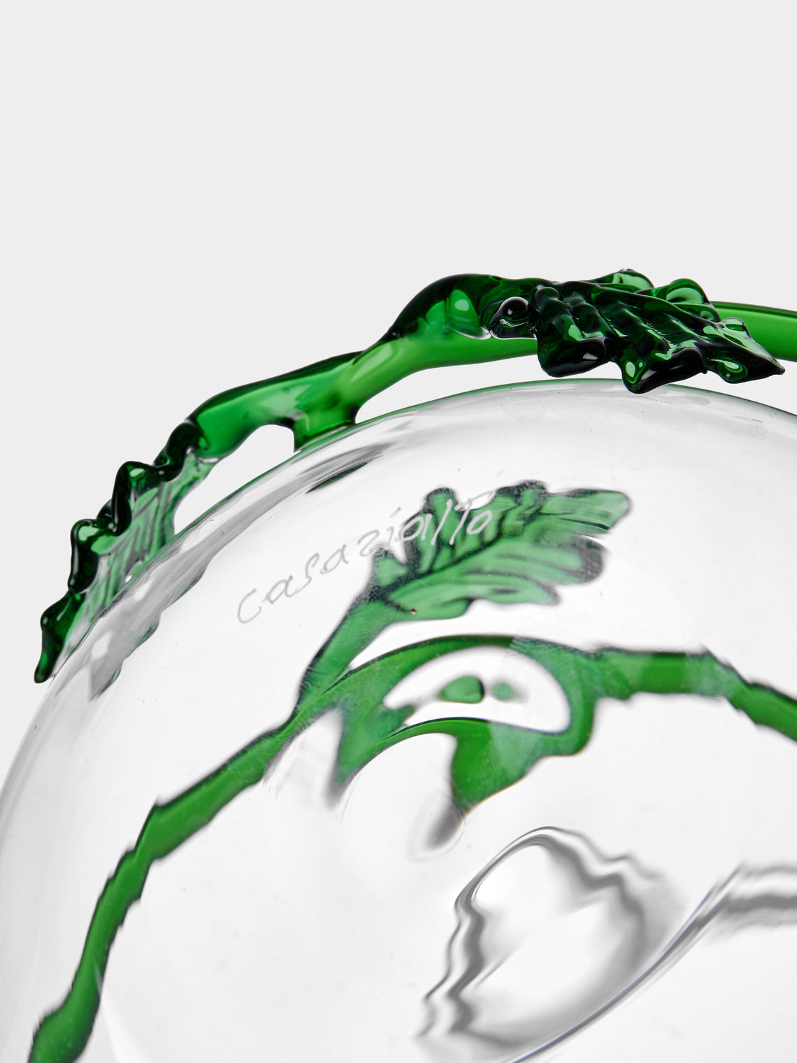 Casarialto - Liana Hand-Blown Glass Bud Vase (5in/13cm) - Clear - ABASK